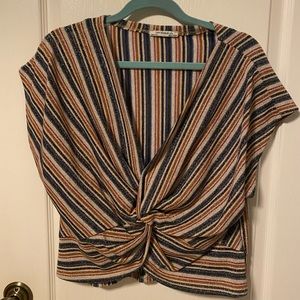 Striped sparkly blouse